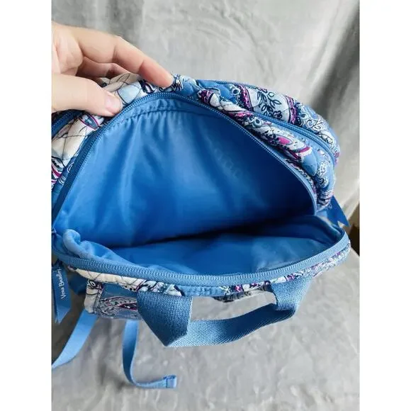 NWT Vera Bradley Disney Cinderella Paisley XL Campus Backpack display picture 1